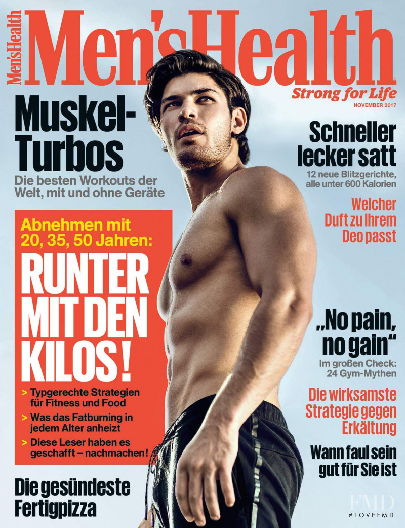  featured on the Men\'s Health Germany cover from November 2017