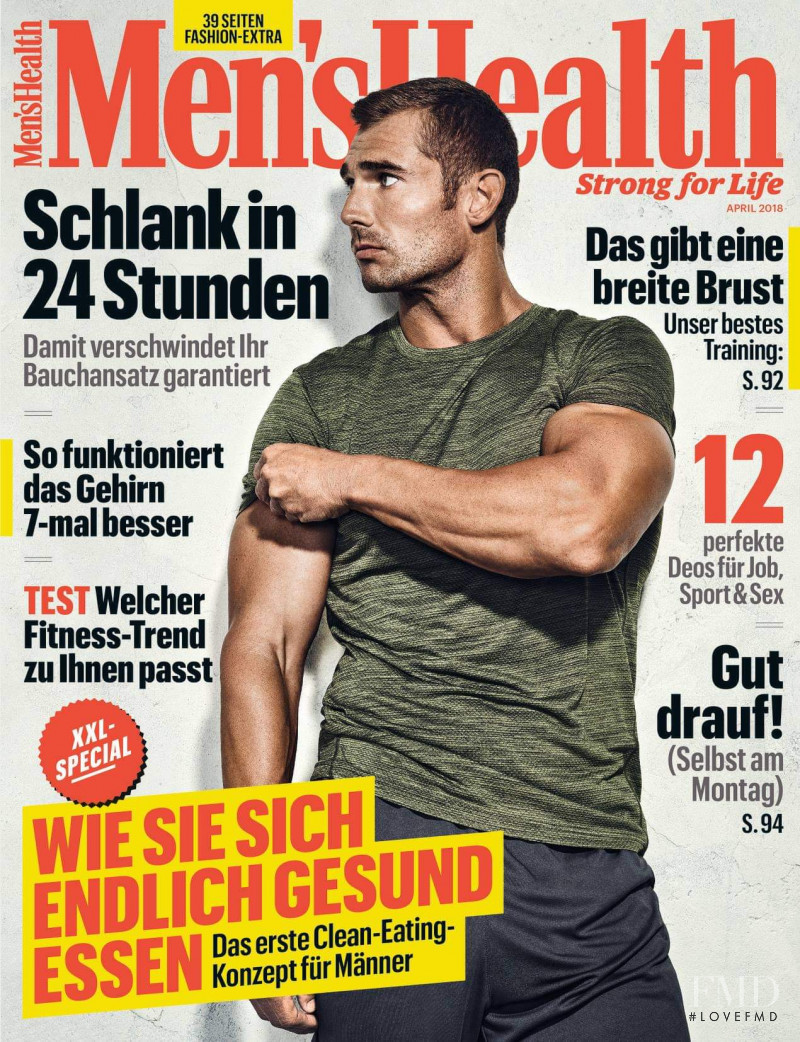  featured on the Men\'s Health Germany cover from April 2018