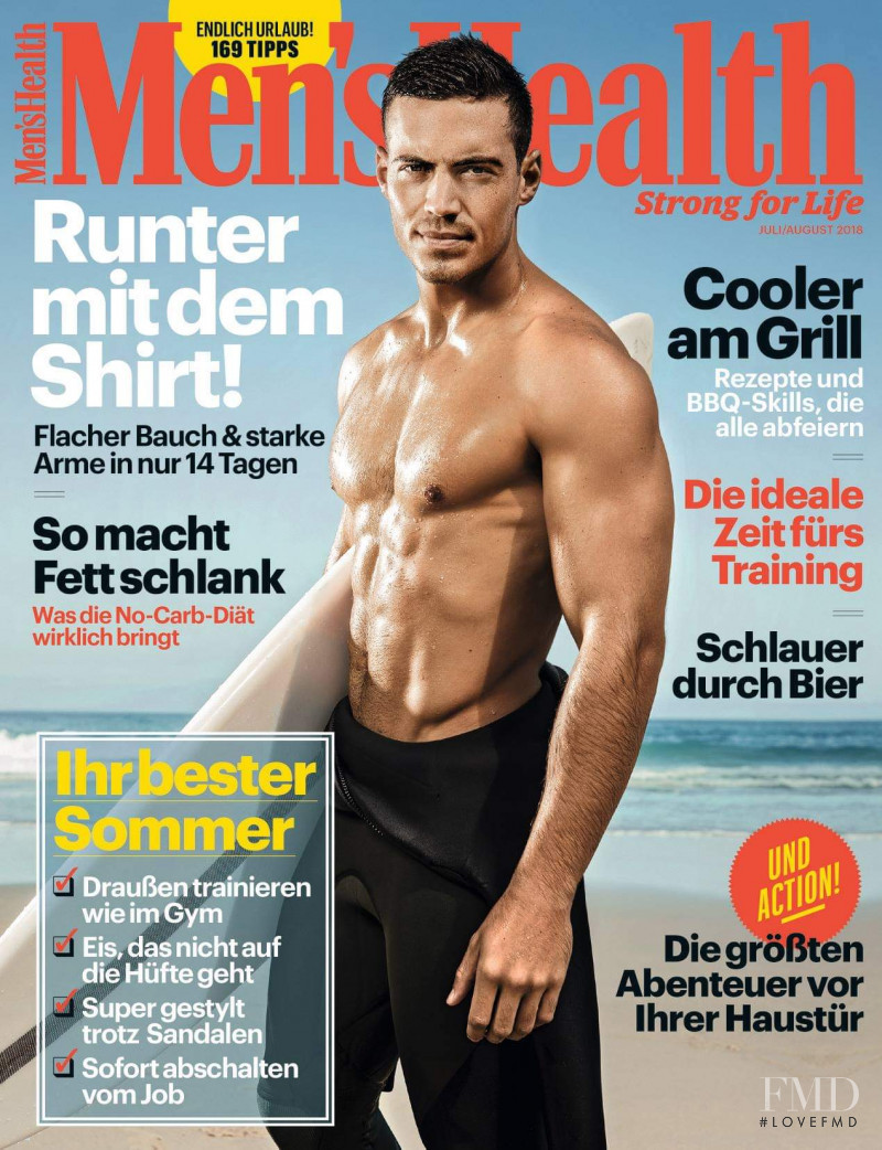  featured on the Men\'s Health Germany cover from July 2018