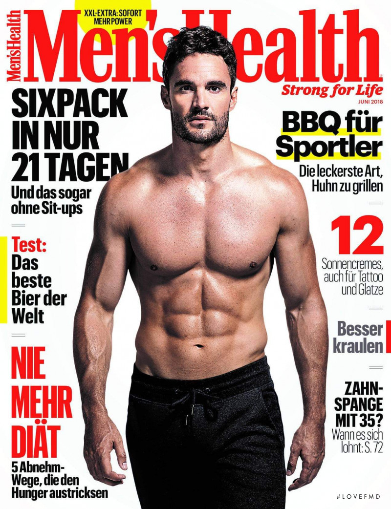  featured on the Men\'s Health Germany cover from June 2018