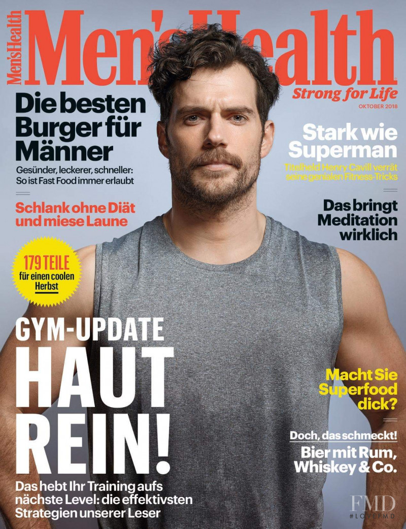  featured on the Men\'s Health Germany cover from October 2018