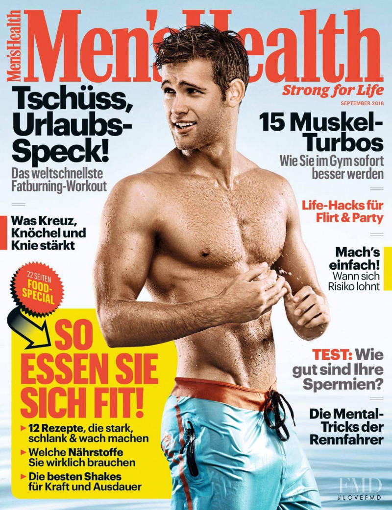  featured on the Men\'s Health Germany cover from September 2018