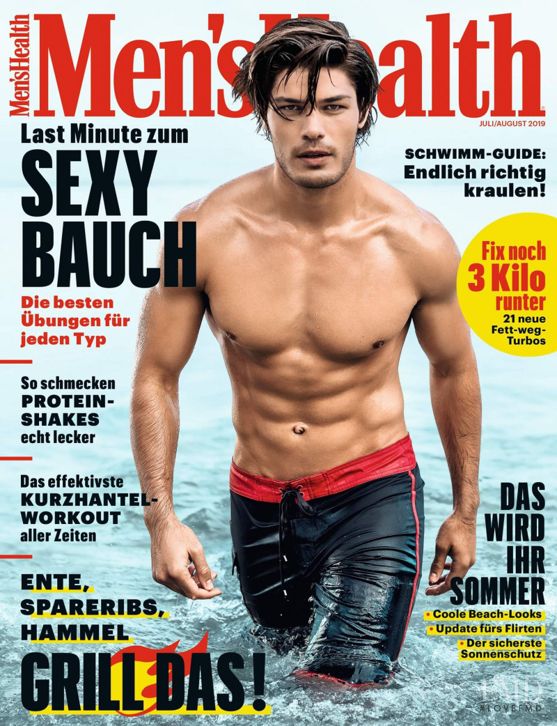  featured on the Men\'s Health Germany cover from July 2019