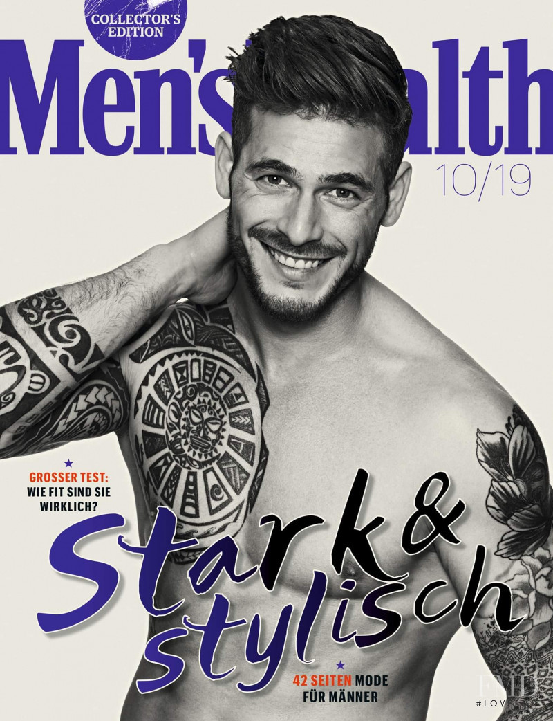 Angelo Carlucci featured on the Men\'s Health Germany cover from October 2019