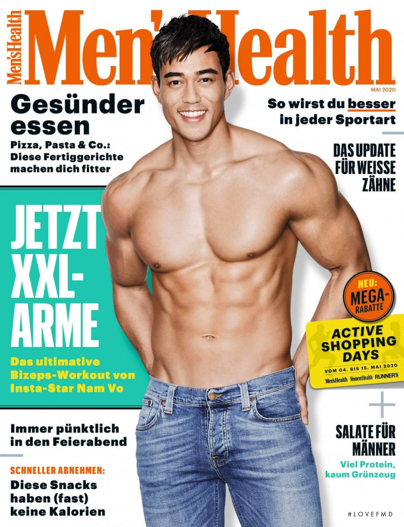 Nam Vo featured on the Men\'s Health Germany cover from May 2020