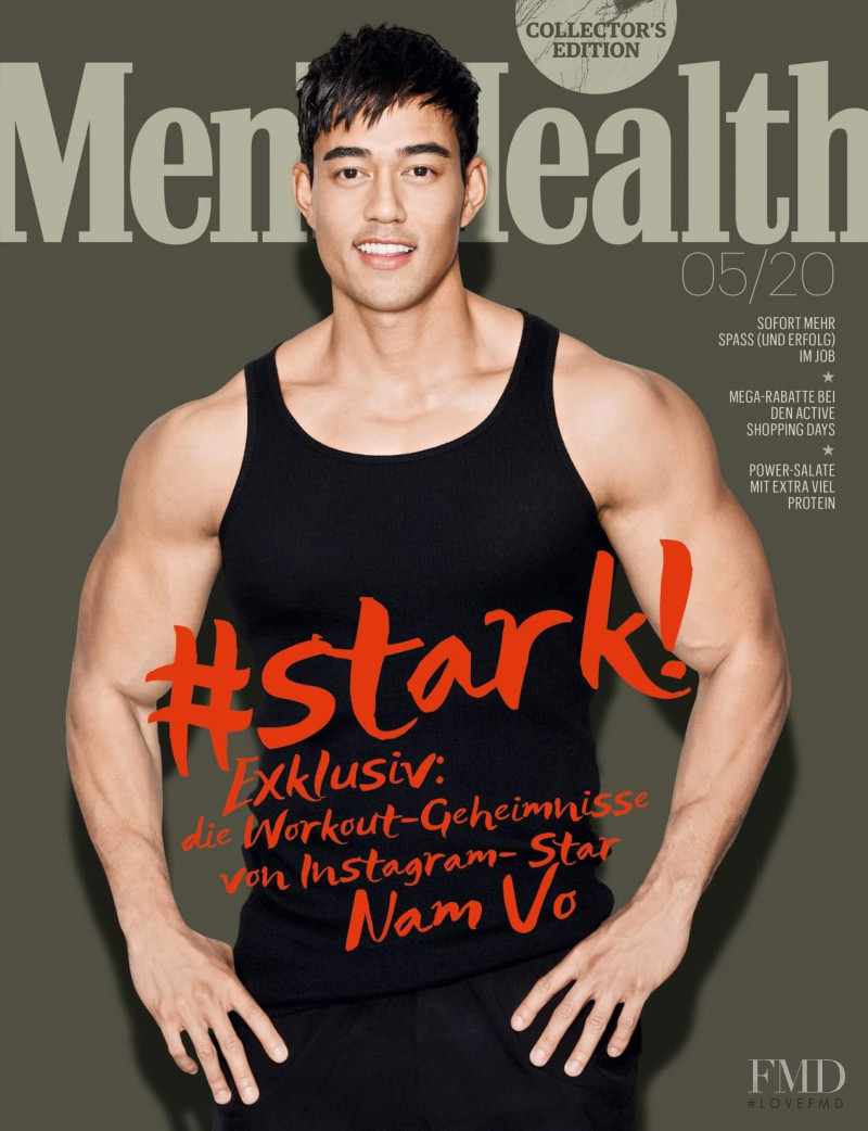 Nam Vo featured on the Men\'s Health Germany cover from May 2020