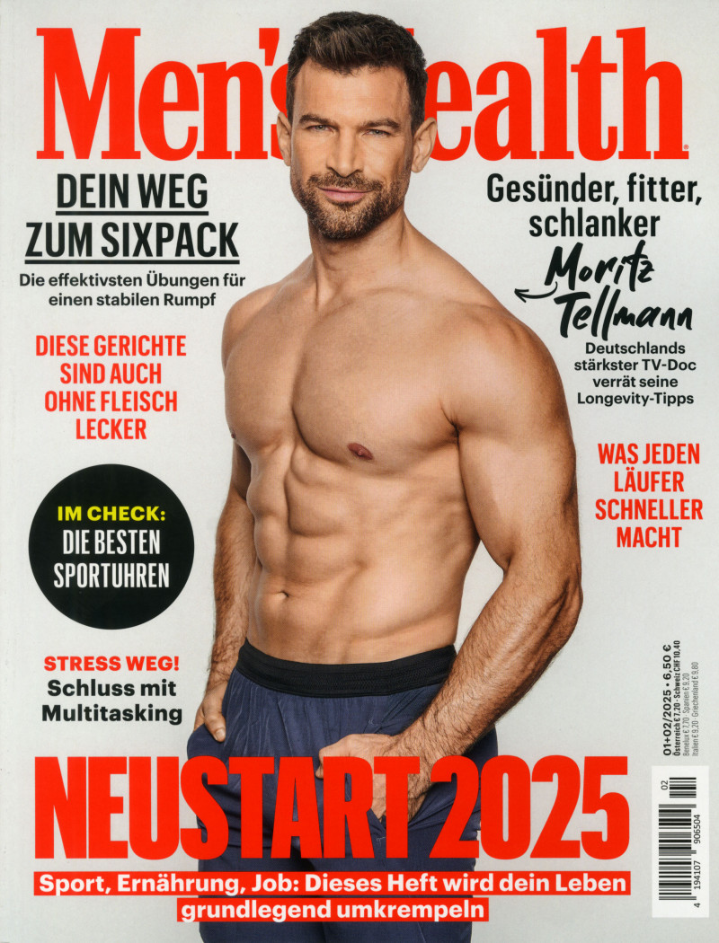  featured on the Men\'s Health Germany cover from January 2025