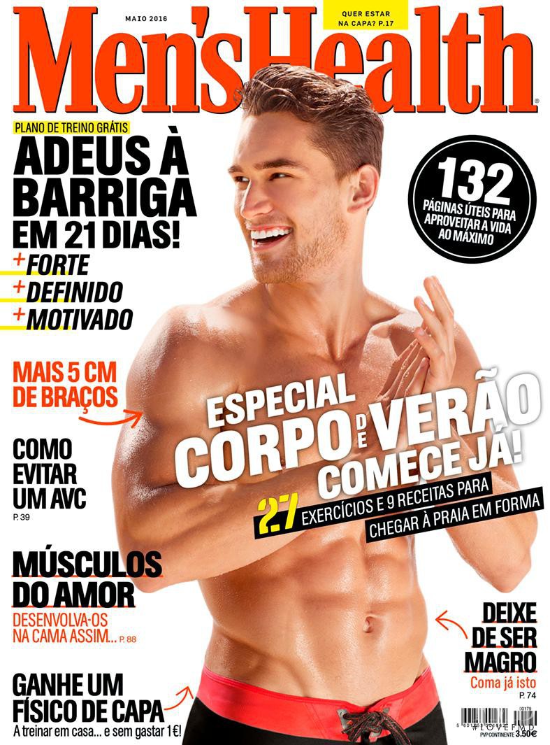  featured on the Men\'s Health Portugal cover from May 2016