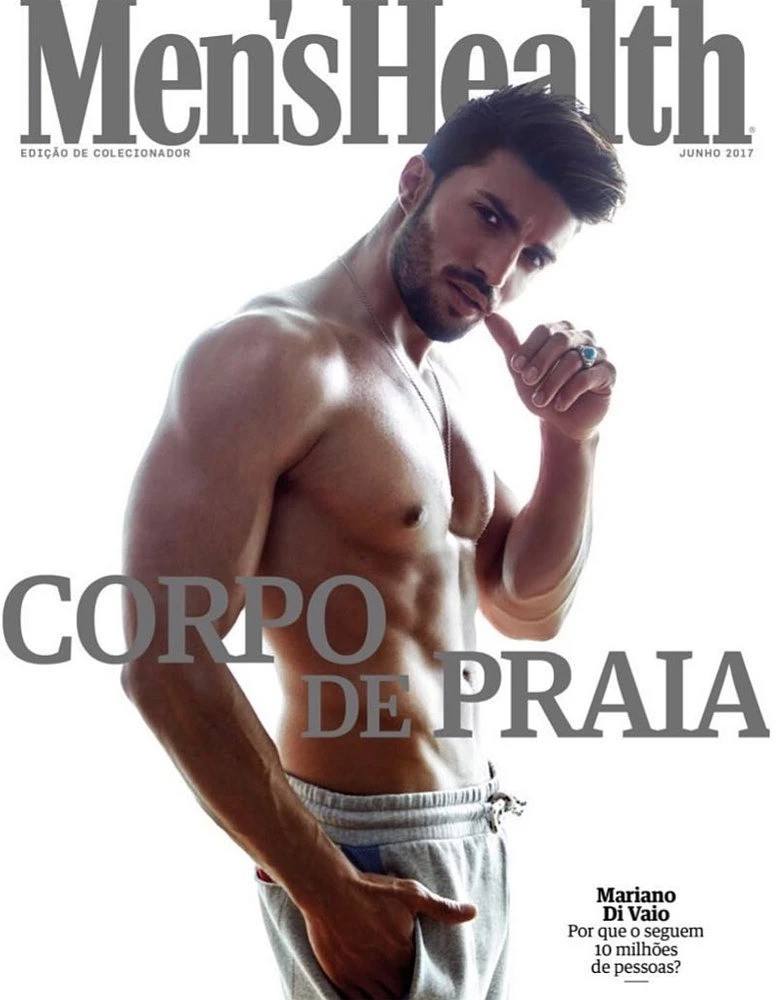 Mariano di Vaio, Gwyneth Paltrow featured on the Men\'s Health Portugal cover from June 2017
