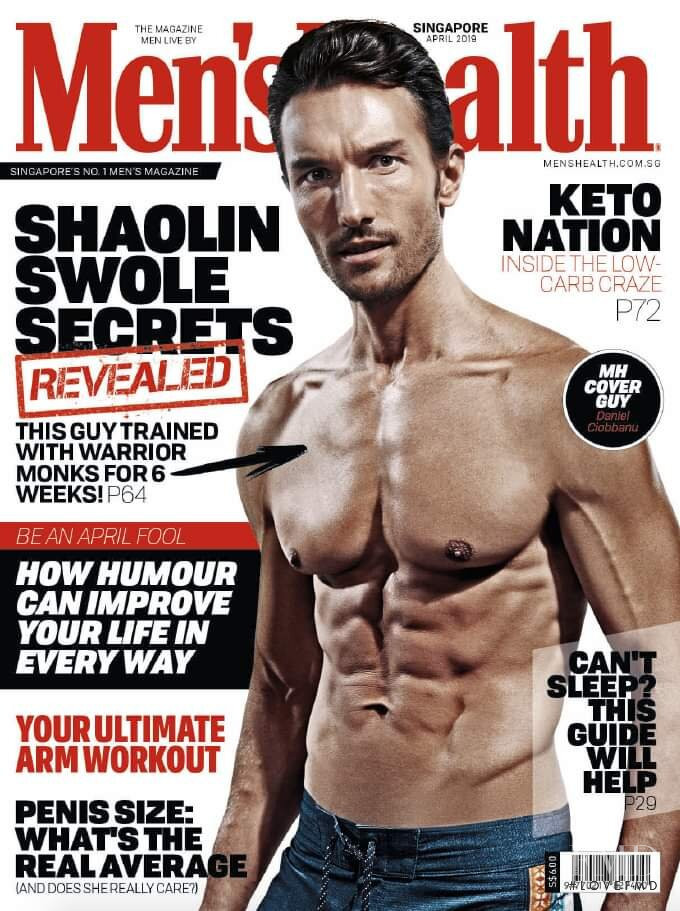  featured on the Men\'s Health Singapore cover from April 2019