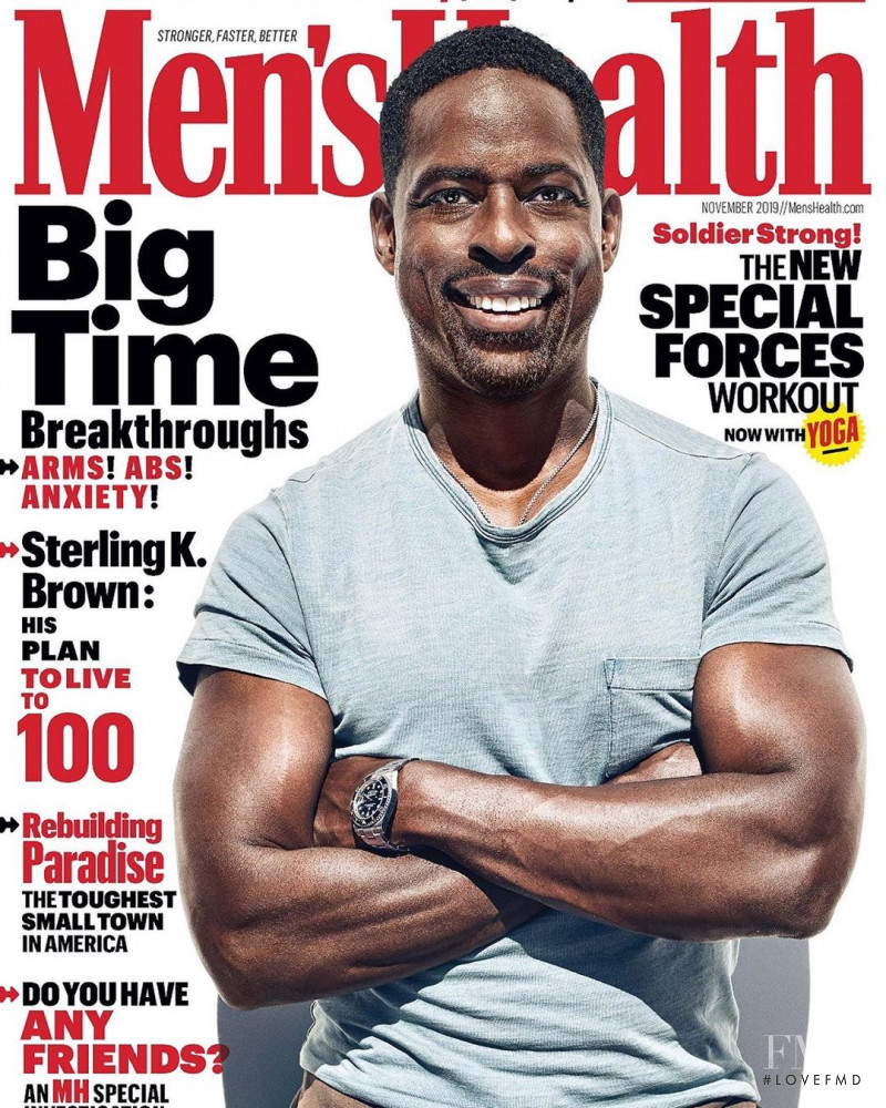  Sterling K Brown featured on the Men\'s Health USA cover from November 2019