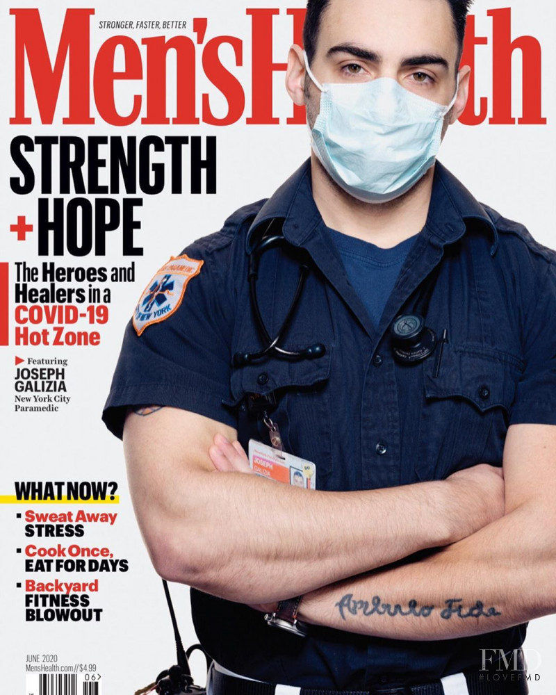 featured on the Men\'s Health USA cover from June 2020