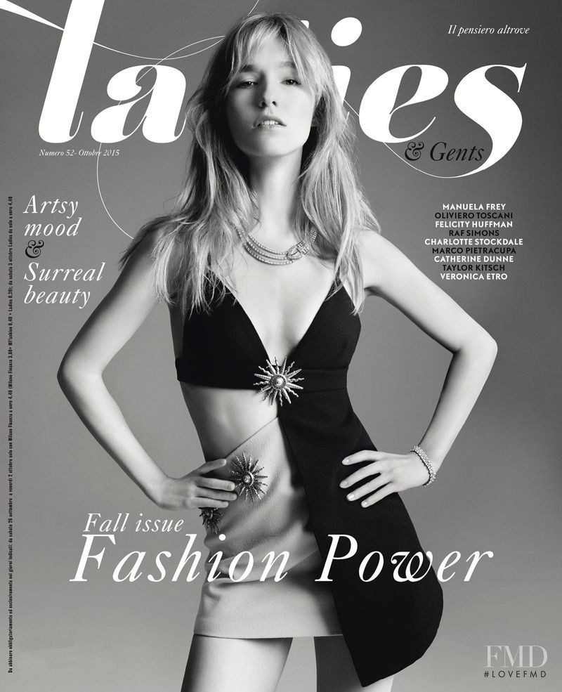 Manuela Frey featured on the Ladies & Gents cover from October 2015