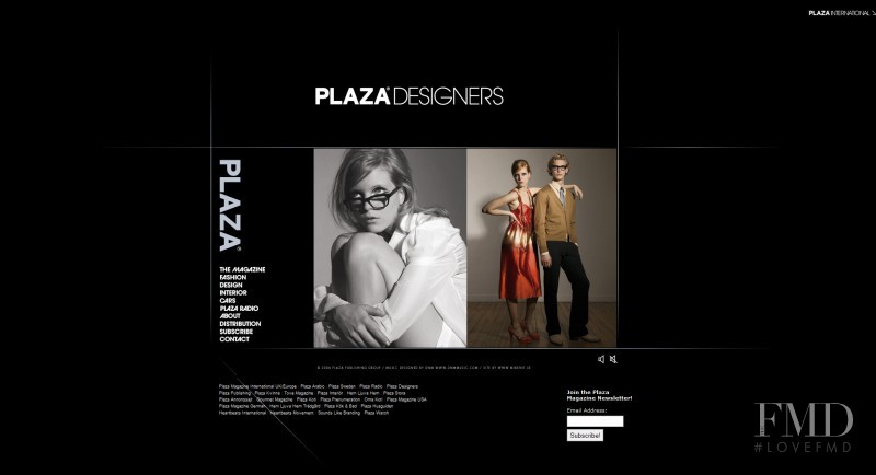  featured on the PlazaMagazine.com screen from April 2010