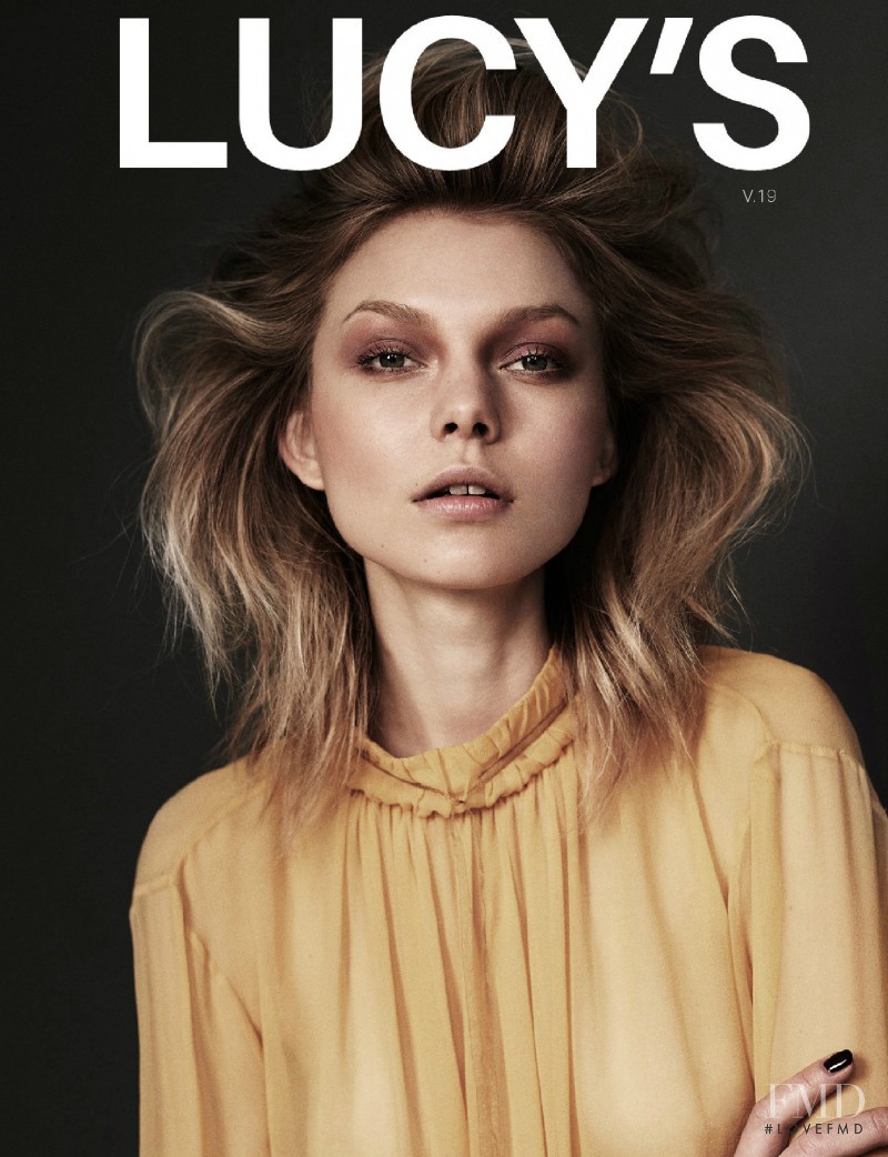 Maja Brodin featured on the Lucy\'s cover from January 2016