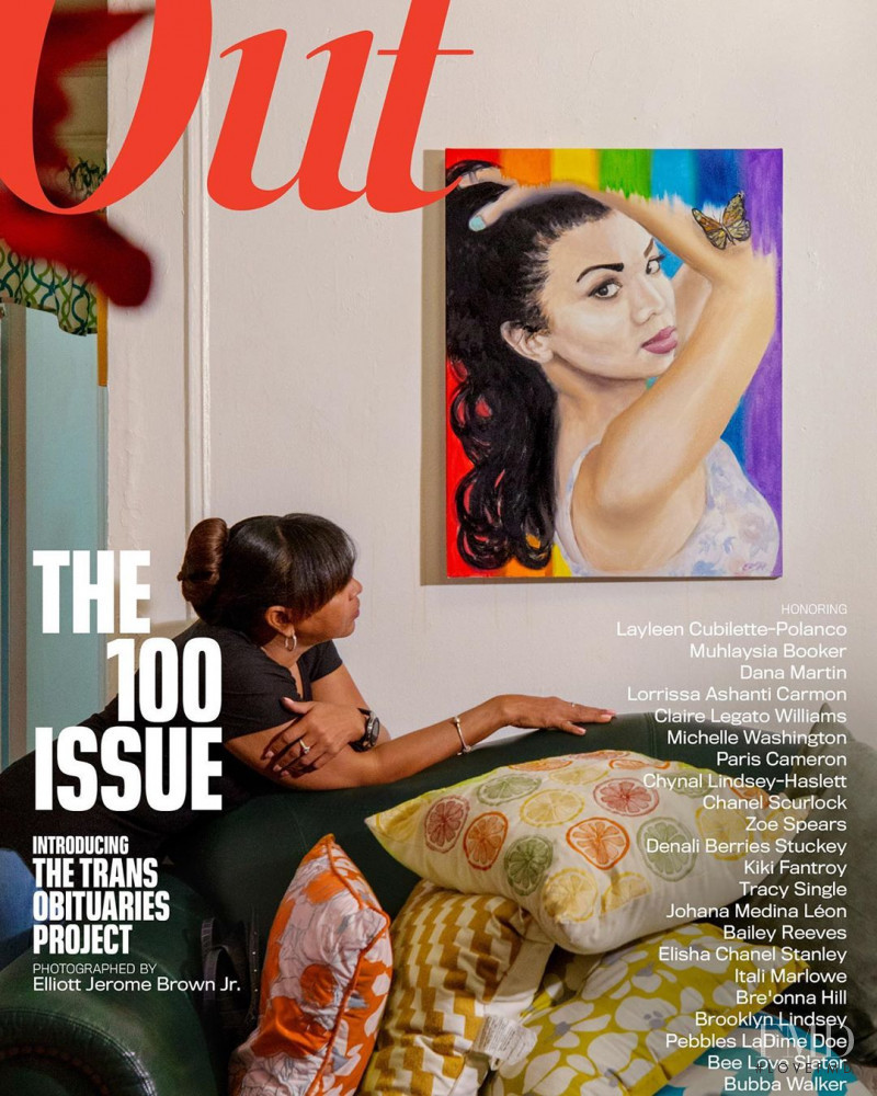 Layleen Cubilette Polanco featured on the Out cover from December 2019