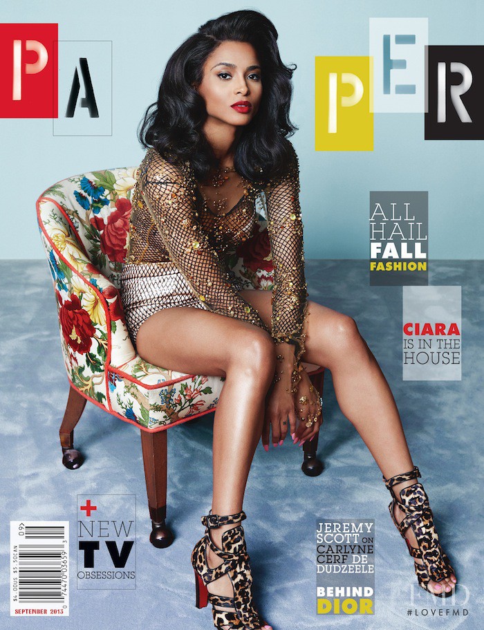 Ciara Princess Harris featured on the Paper cover from September 2013