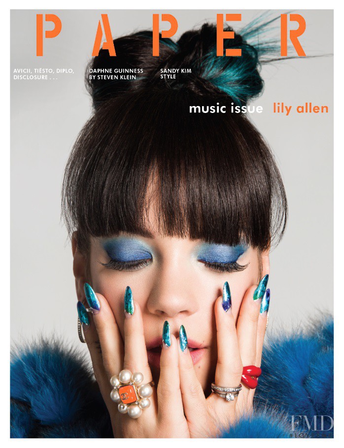 Lily Allen
 featured on the Paper cover from June 2014