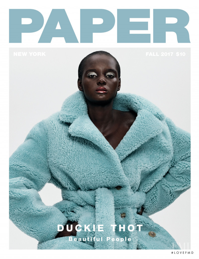 Duckie Thot featured on the Paper cover from September 2017