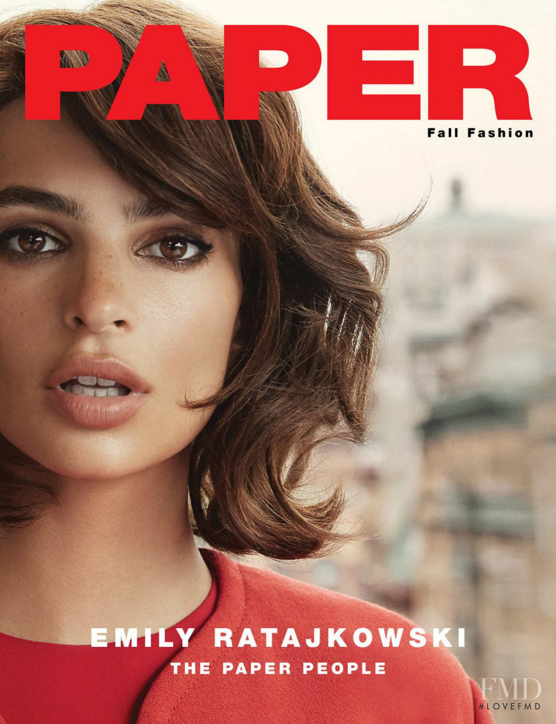 Emily Ratajkowski featured on the Paper cover from September 2018