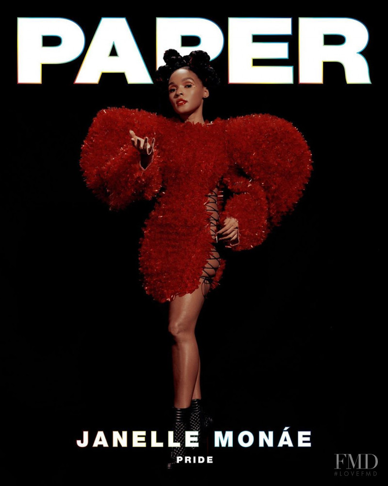 Janelle Monae featured on the Paper cover from June 2019