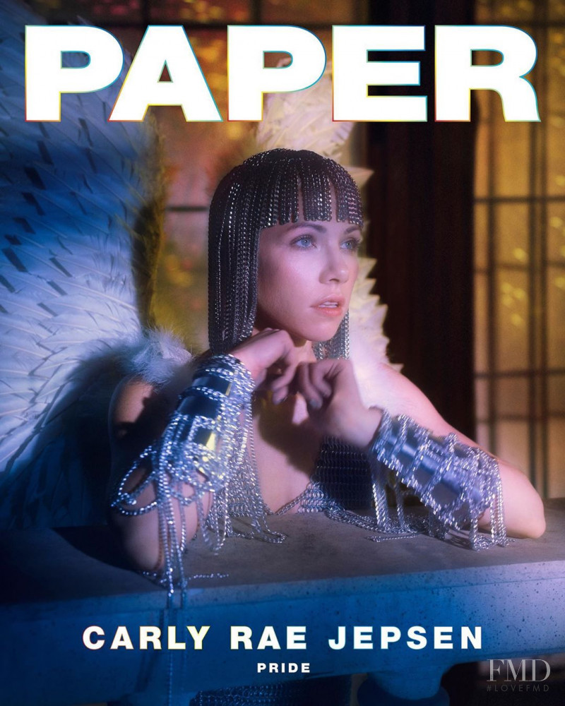 Carly Rae Jepsen featured on the Paper cover from June 2019