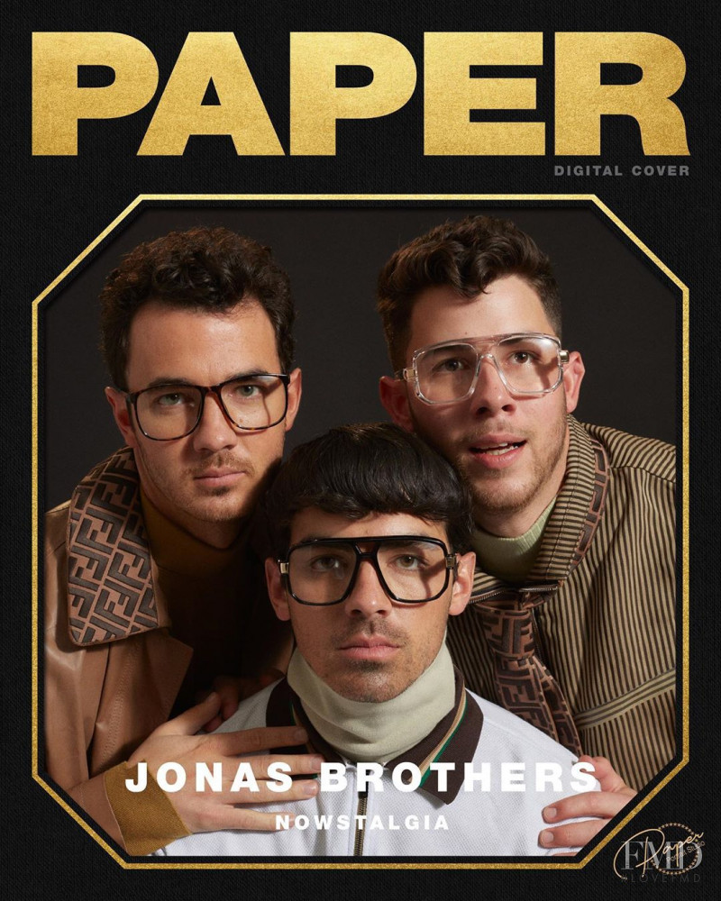 The Jonas Brothers featured on the Paper cover from May 2019