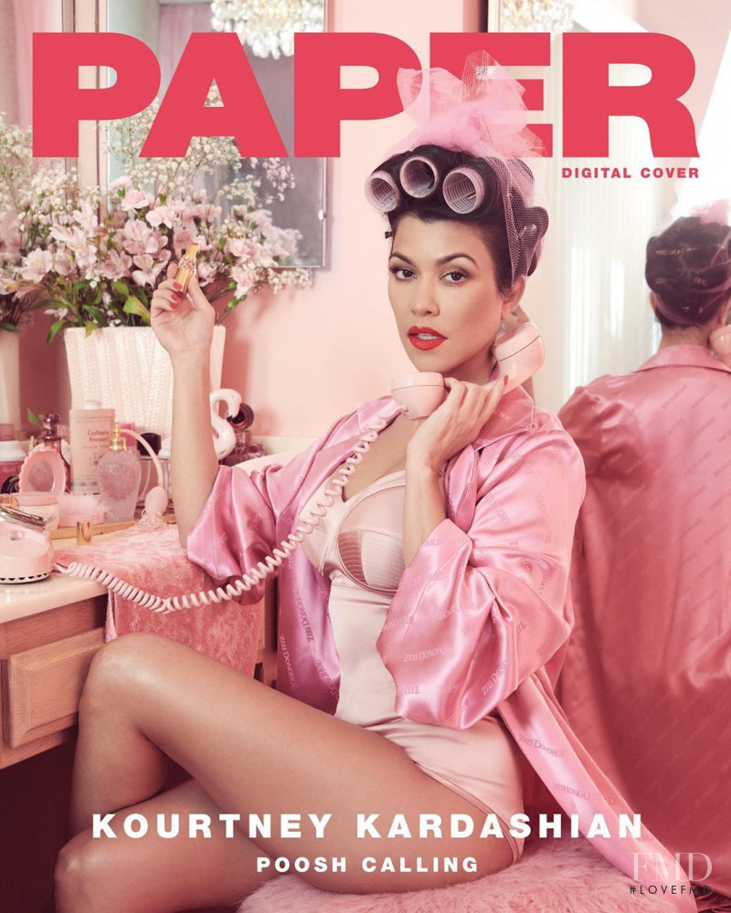 Kourtney Kardashian featured on the Paper cover from May 2019