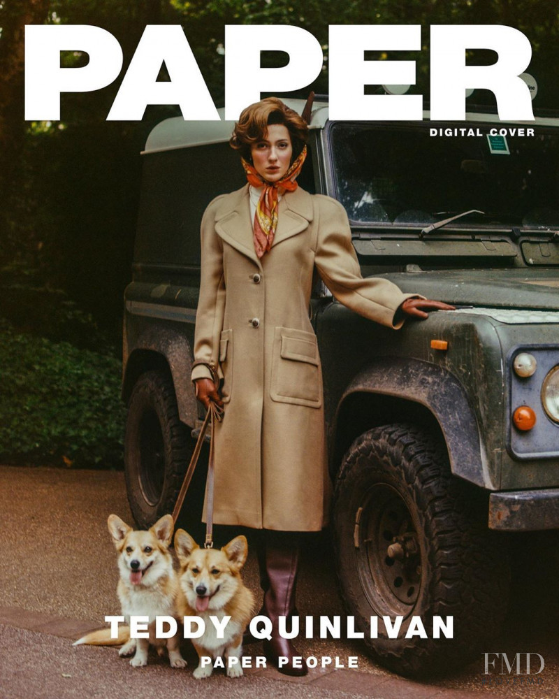 Teddy Quinlivan featured on the Paper cover from September 2019