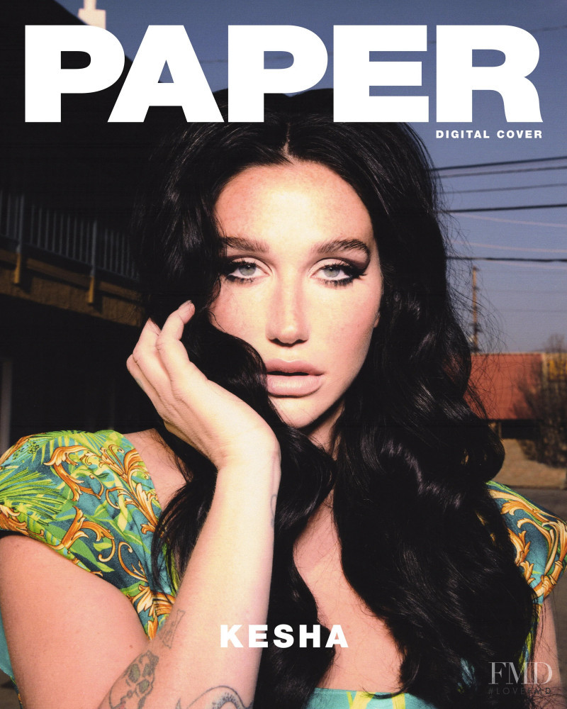Kesha featured on the Paper cover from March 2020