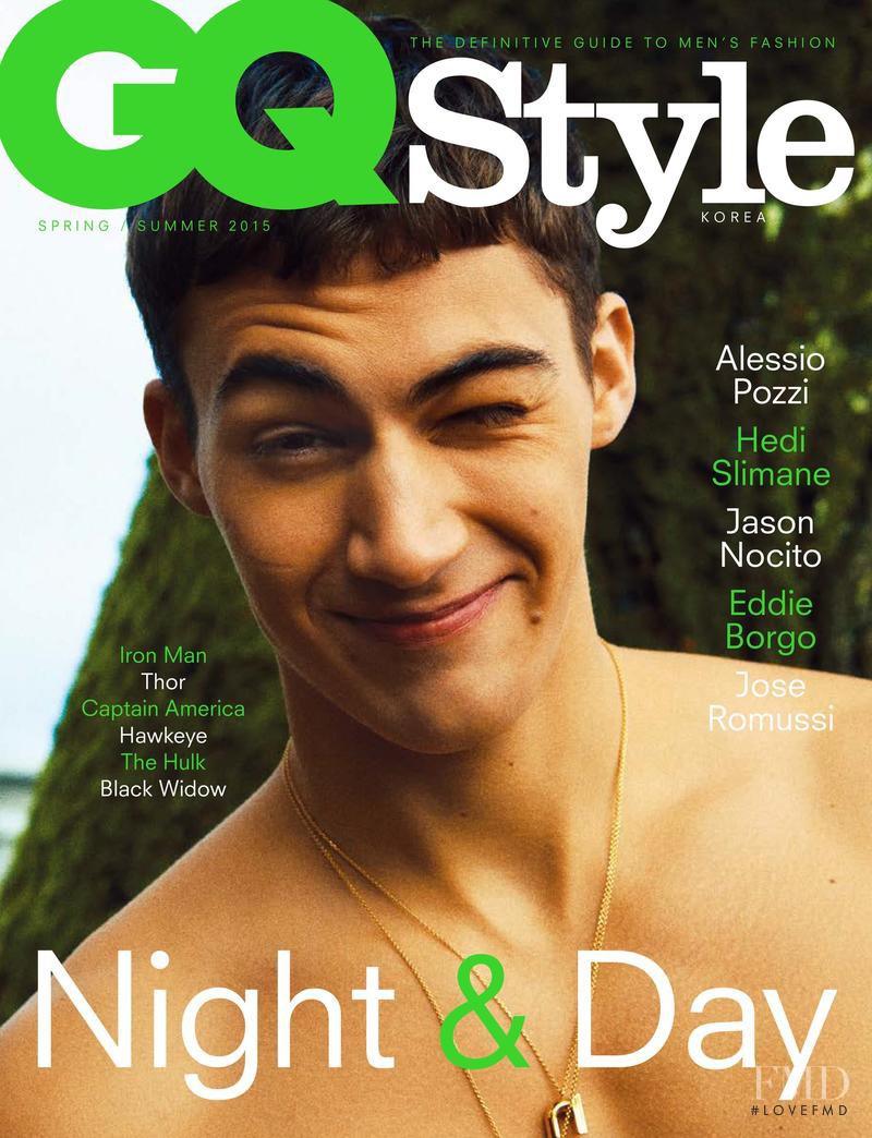 Alessio Pozzi featured on the GQ Style Korea cover from March 2015