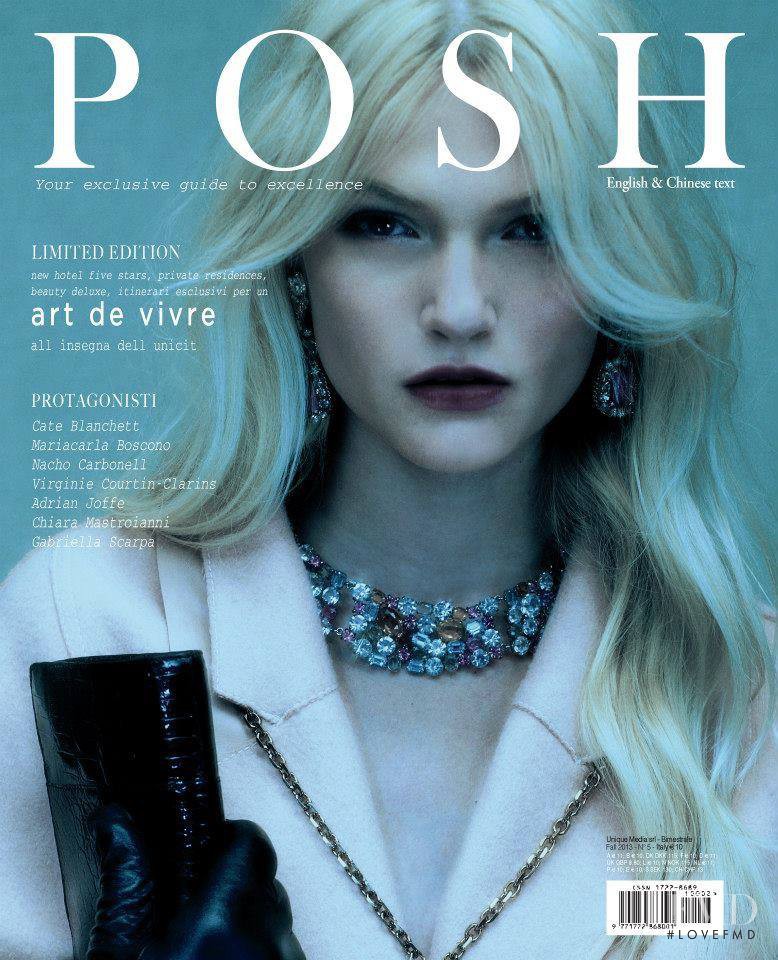 Frederikke Olesen featured on the Posh Italy cover from September 2013