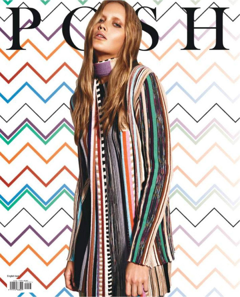 Anya Zotova featured on the Posh Italy cover from August 2016