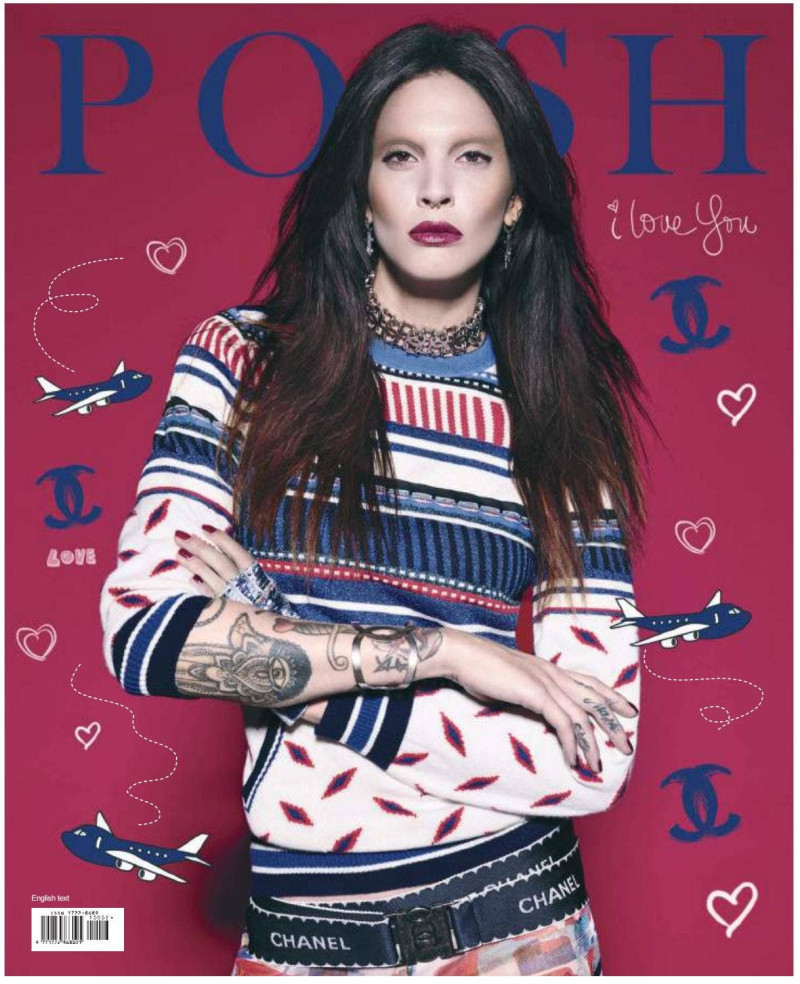 Martina Cavedini featured on the Posh Italy cover from June 2016