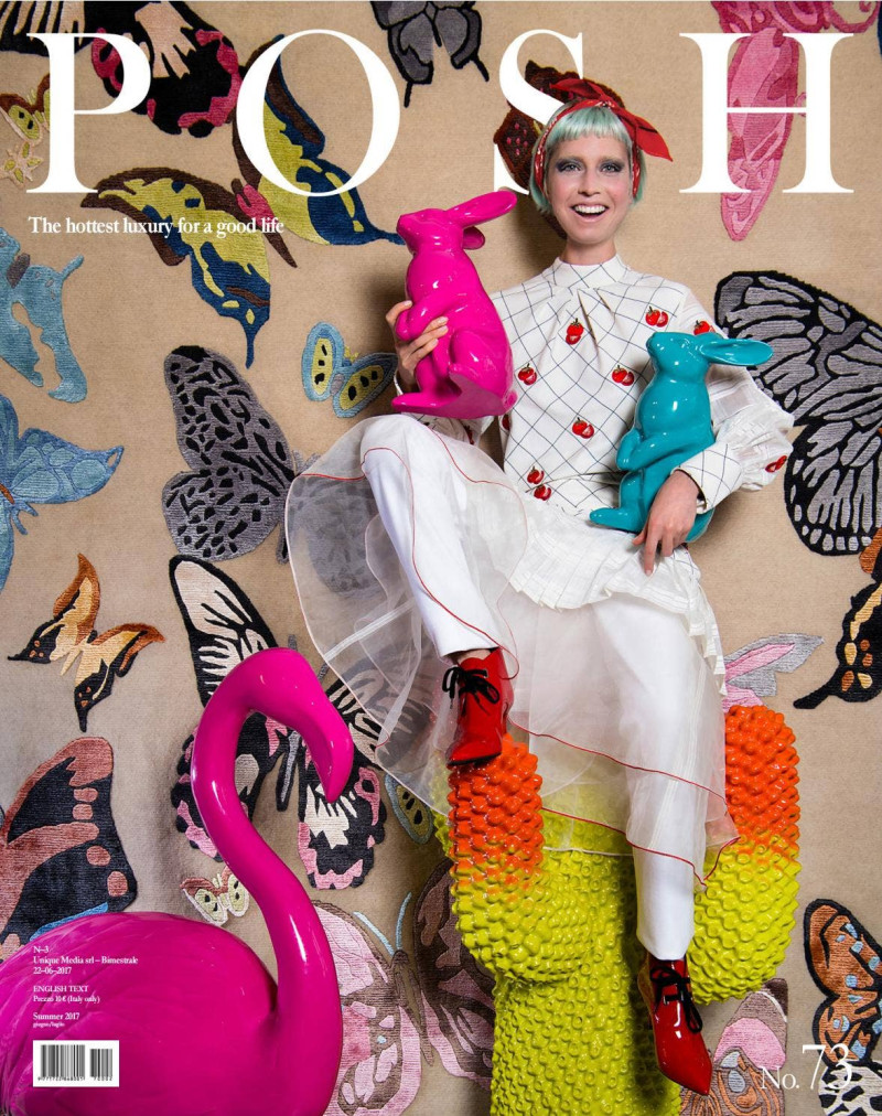 Matilde Canuti featured on the Posh Italy cover from June 2017