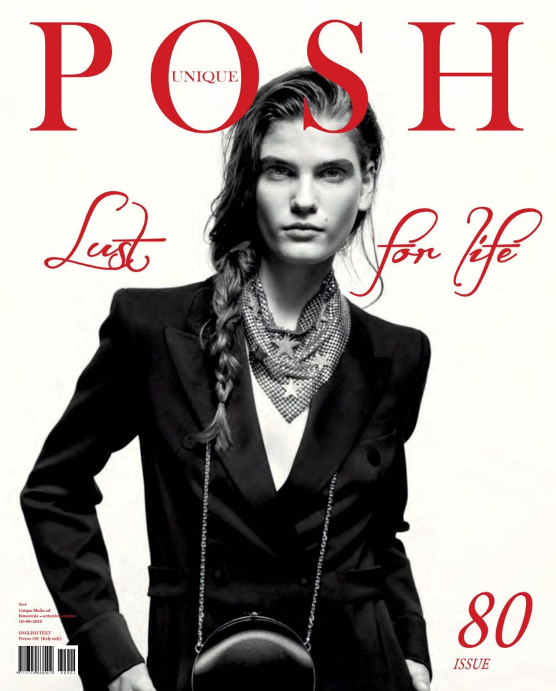 Katya Lashko featured on the Posh Italy cover from September 2018