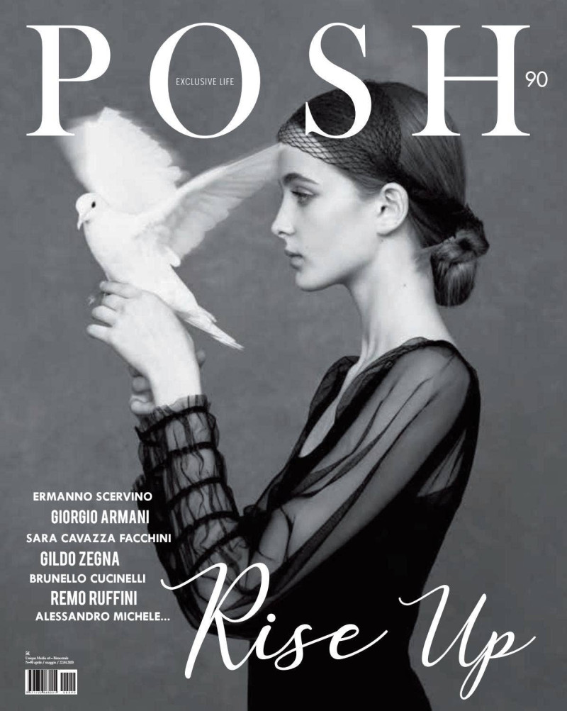 Koraya Fay featured on the Posh Italy cover from April 2020