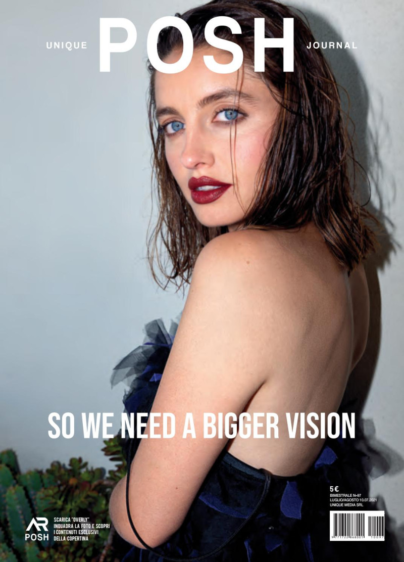 Matilde Gioli featured on the Posh Italy cover from July 2021