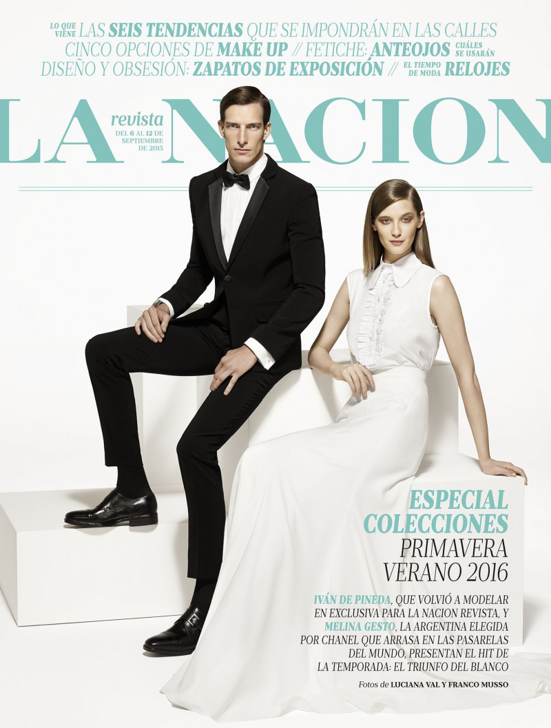 Melina Gesto, Ivan de Pineda featured on the La Nacion Revista screen from September 2015