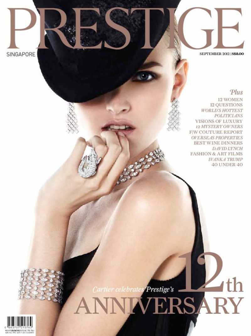  featured on the Prestige Singapore cover from September 2012