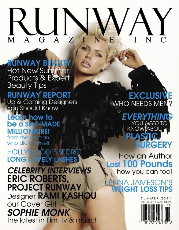 Sophie Monk featured on the Runway cover from June 2011