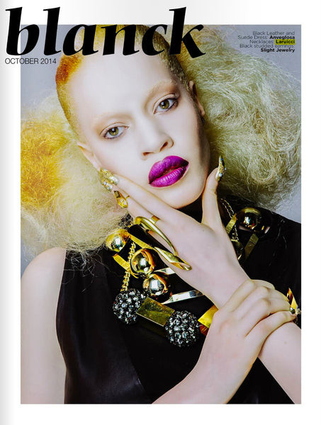 Diandra Forrest featured on the Blanck cover from October 2014