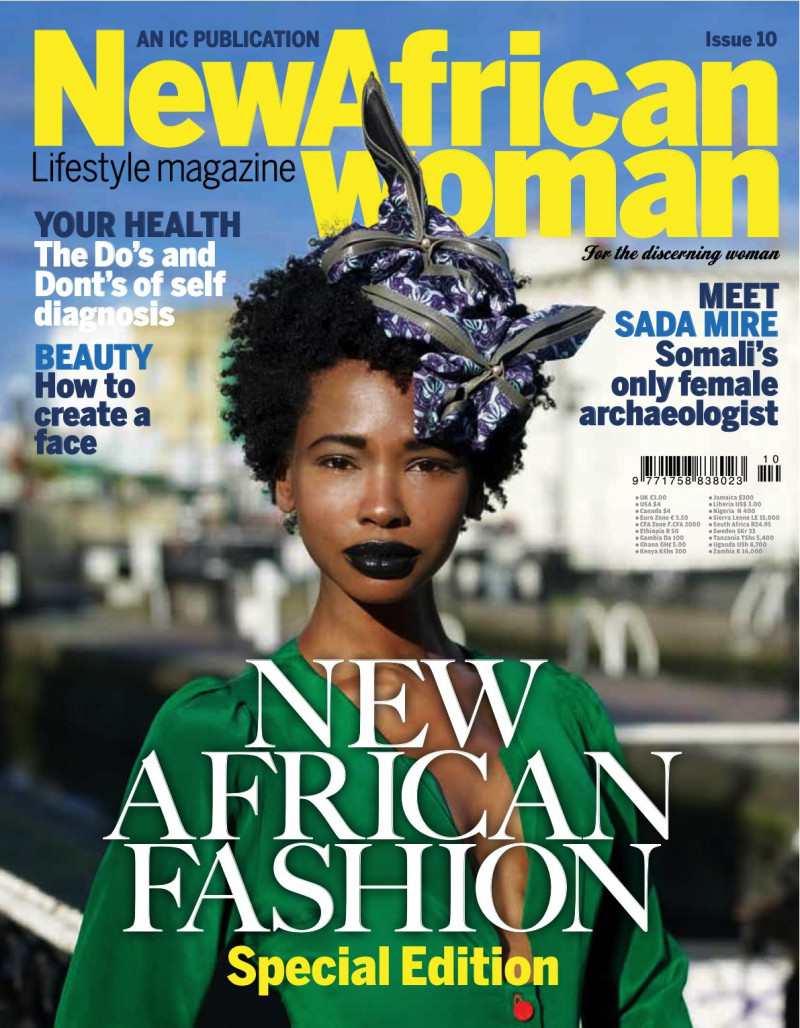 Kate Menson featured on the New African Woman cover from July 2011