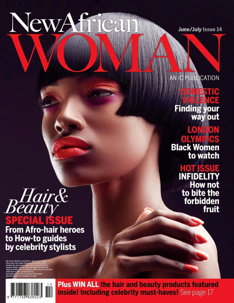  featured on the New African Woman cover from June 2012