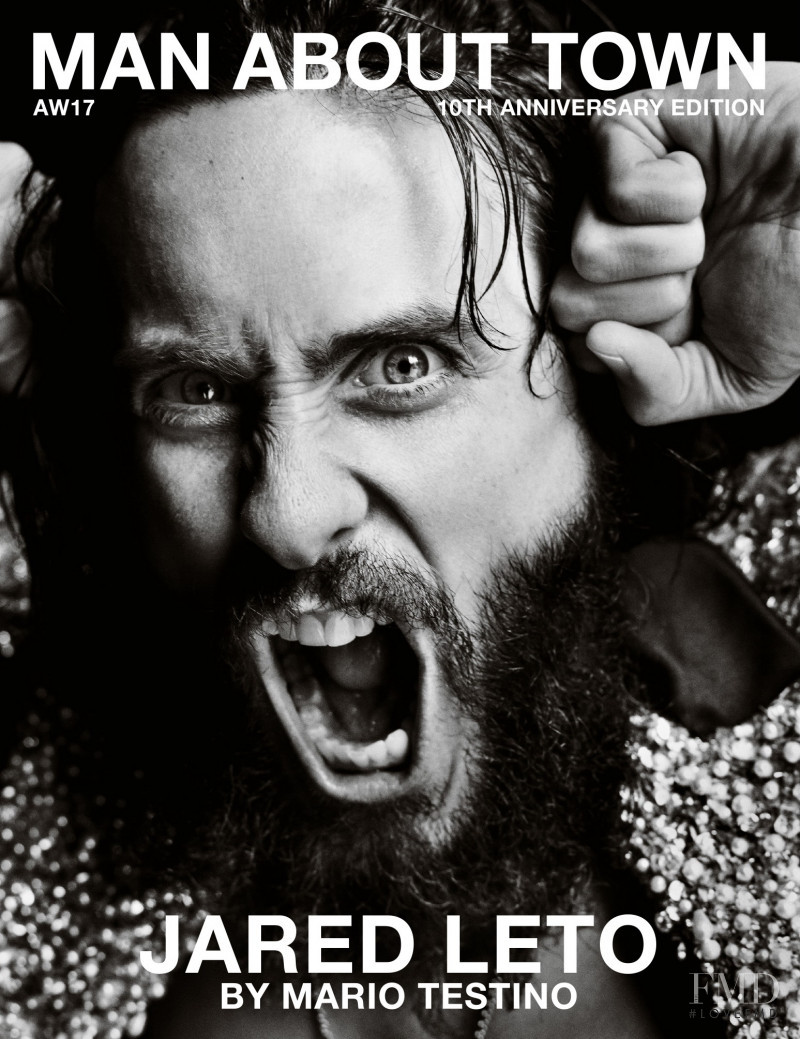 Jared Leto featured on the Man About Town cover from September 2017