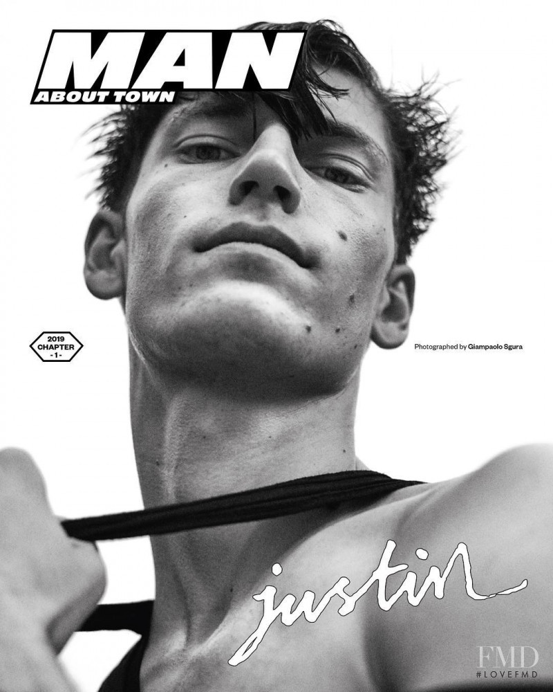 Justin Eric Martin featured on the Man About Town cover from April 2019
