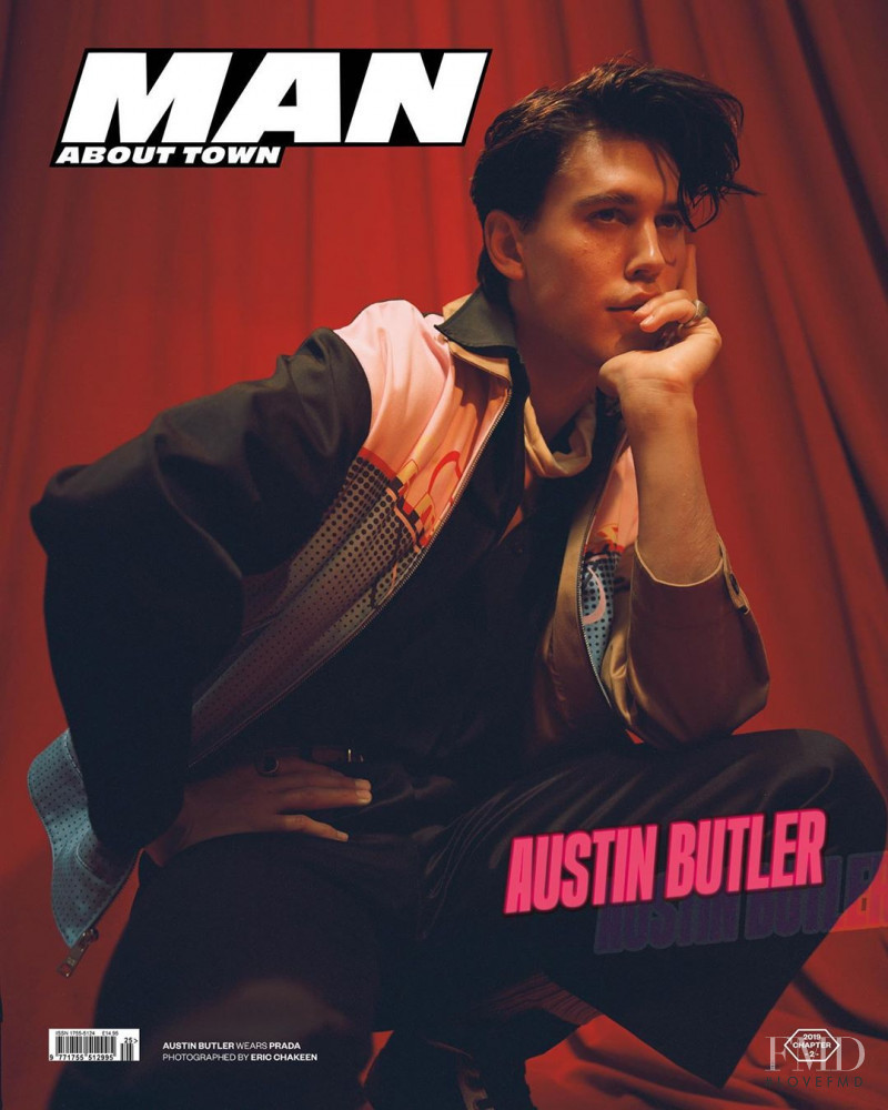 Austin Butler featured on the Man About Town cover from September 2019