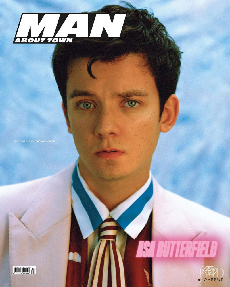 Asa Butterfield featured on the Man About Town cover from September 2019
