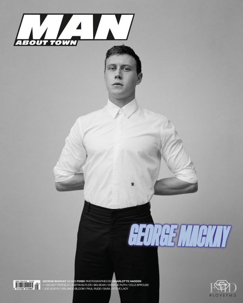 George Mackay featured on the Man About Town cover from September 2019
