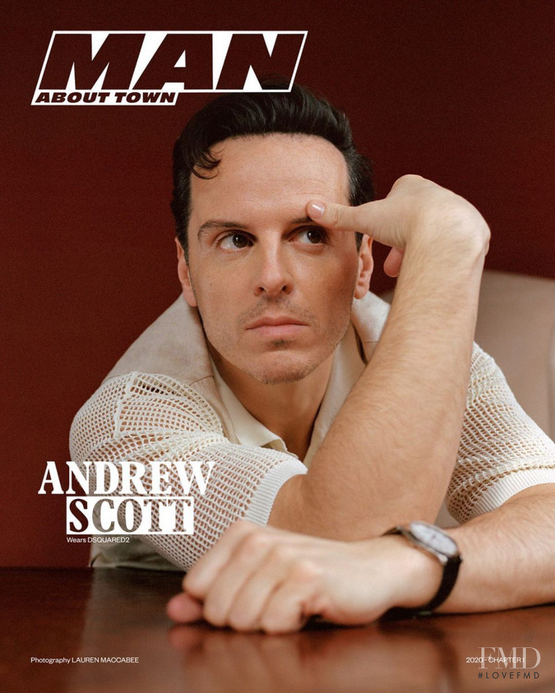 Andrew Scott featured on the Man About Town cover from April 2020